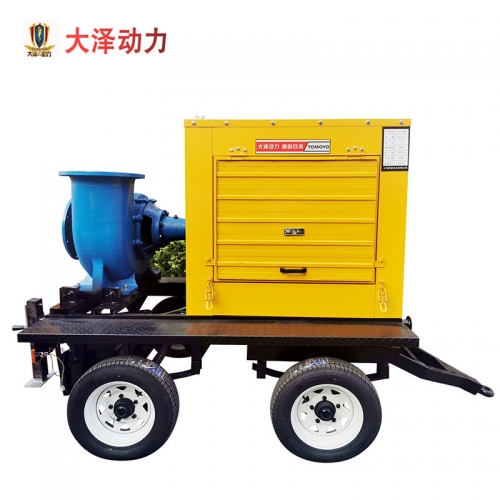 800方移动柴油自吸水泵