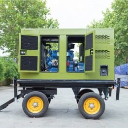 高海拔环境50KW柴油发电机定制拖车移动使用图片介绍
