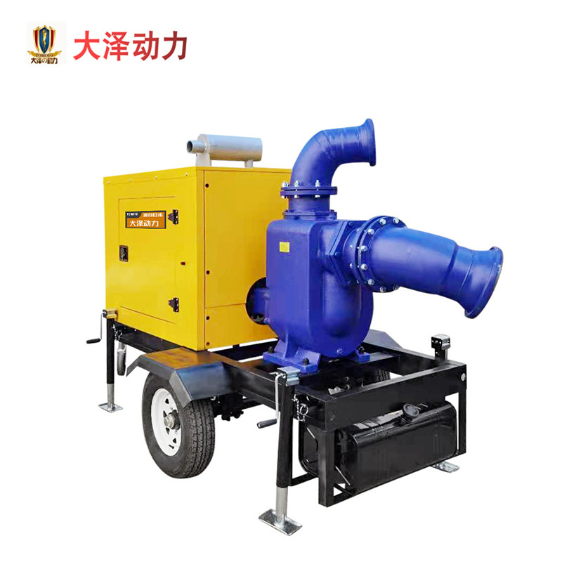 300方移动柴油自吸水泵